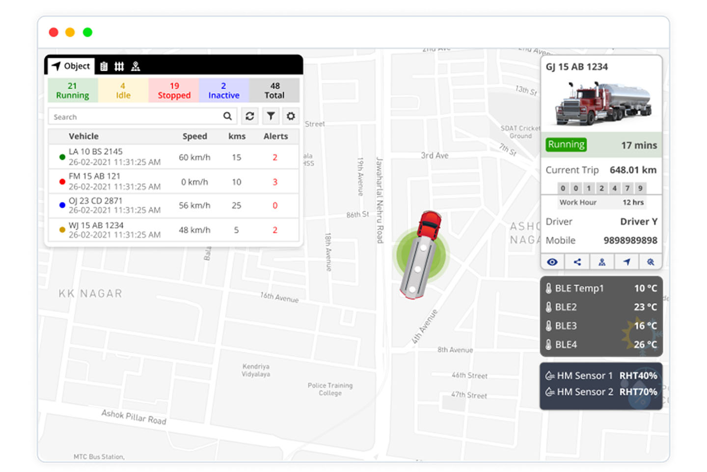 Temperature Monitoring - fleetwiz.app